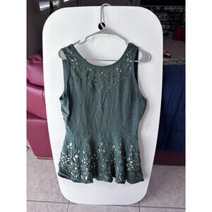 KAS New York Anthropologie Eyelet Top Size Large New With Tags